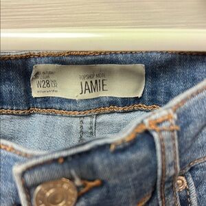 Topshop Jamie Classic Denim Jeans women’s waist 28